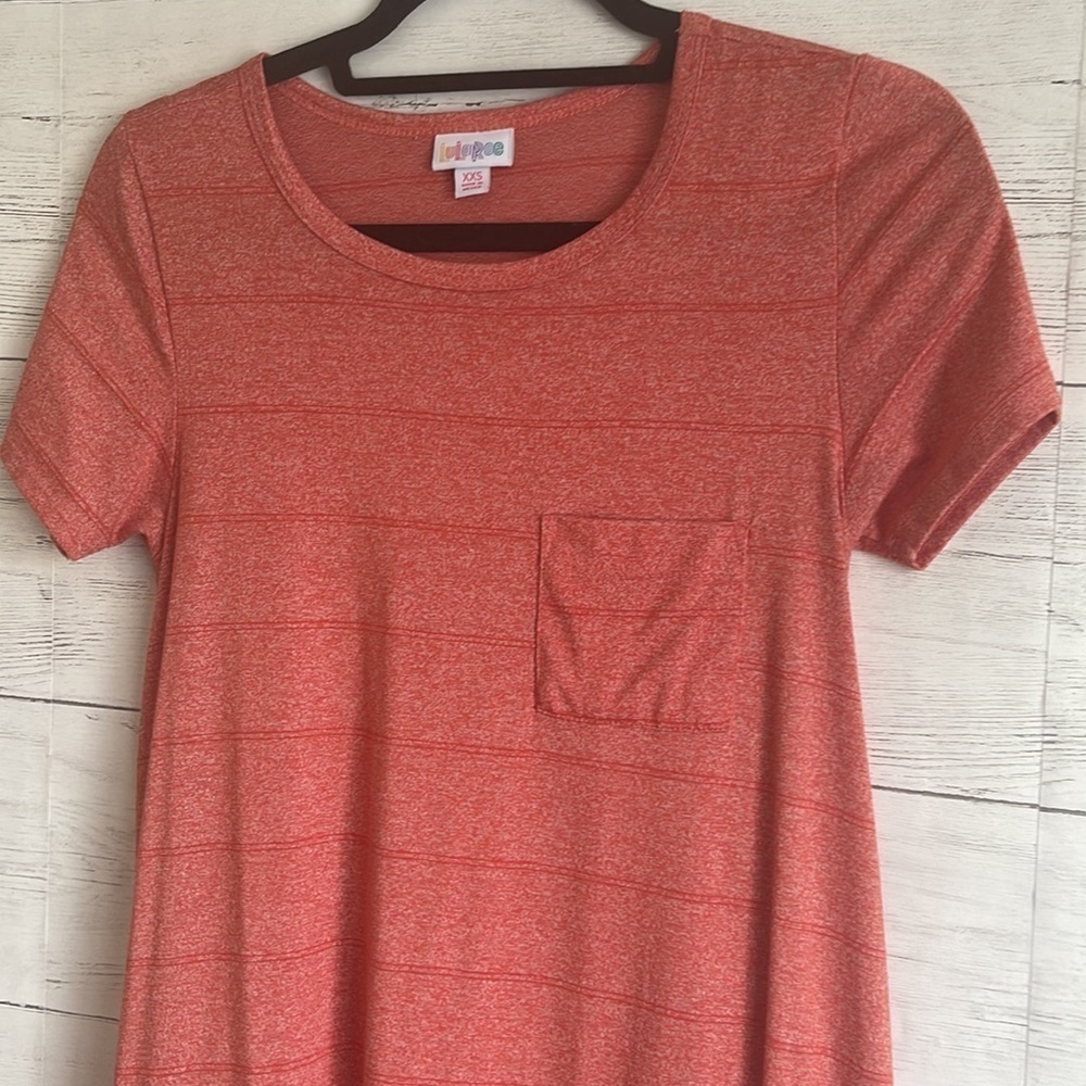 LulaRoe High Low Short Sleeve Dress | SIZE XXS - Picture 3 of 6